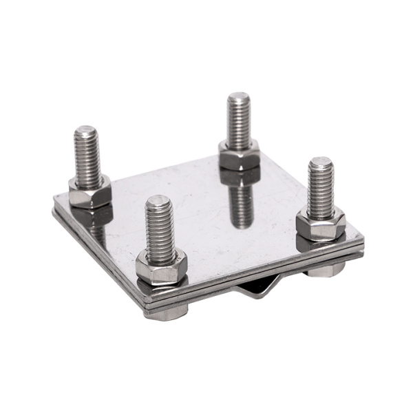 Зажим полоса 40 - прут 10 (3 пластины 70x70мм) Ni PROxima EKF