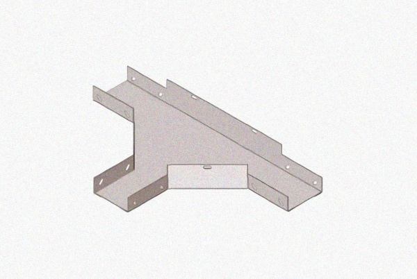 Лоток тройниковый замковый глухой ОТЗГ 500х85 УХЛ1, горячее цинкование, S1,5