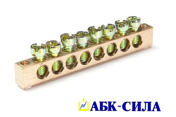 Шина нулевая 14\2 6х9мм