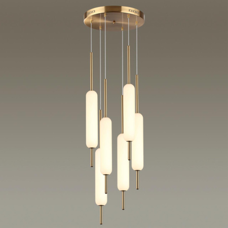 Подвес LED 72W REEDS бронзовый/белый ODEON LIGHT
