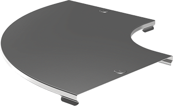 Крышка поворота плавного 90град (тип Г01) ESCA 100мм IEK