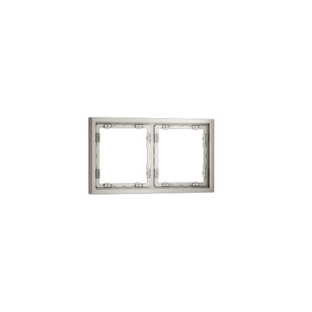 Рамка пластиковая Voltum S70 на 2 поста, (кашемир)