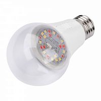 Лампа фито светодиодная для растений E27 A60 10W 18 мкмоль/c 111x60 прозрачная Uniel