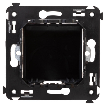 Вывод кабеля из стены "Avanti", "Черный матовый" DKC