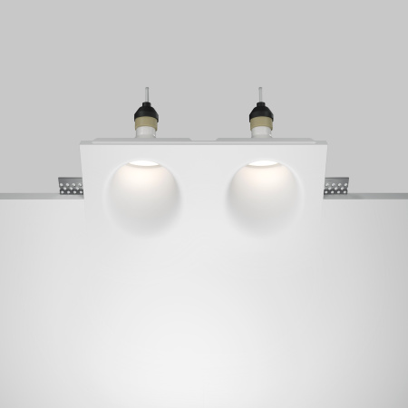 Встраиваемый светильник 2*GU10 12Вт Белый IP20 Downlight DL002-WW-02-W Technical Maytoni