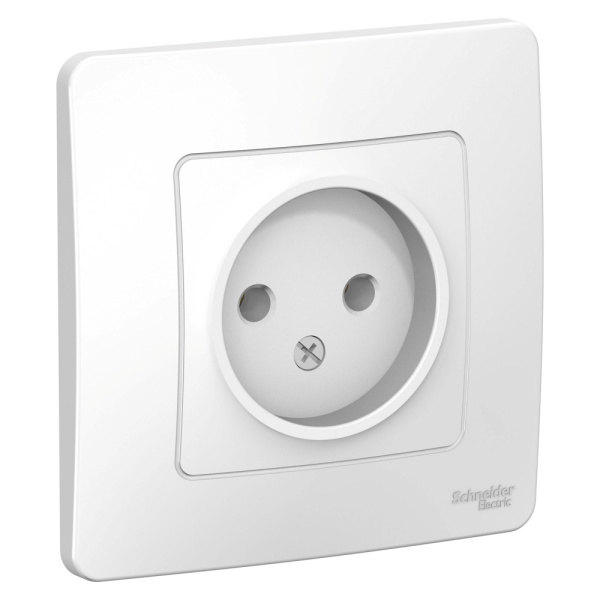 BLANCA Розетка СУ 1 мест. без з/з, без шторок 16А Белый IP20 Schneider Electric BLANCA Розетка СУ 1 мест. без з/з, без шторок 16А Белый IP20 Schneider Electric