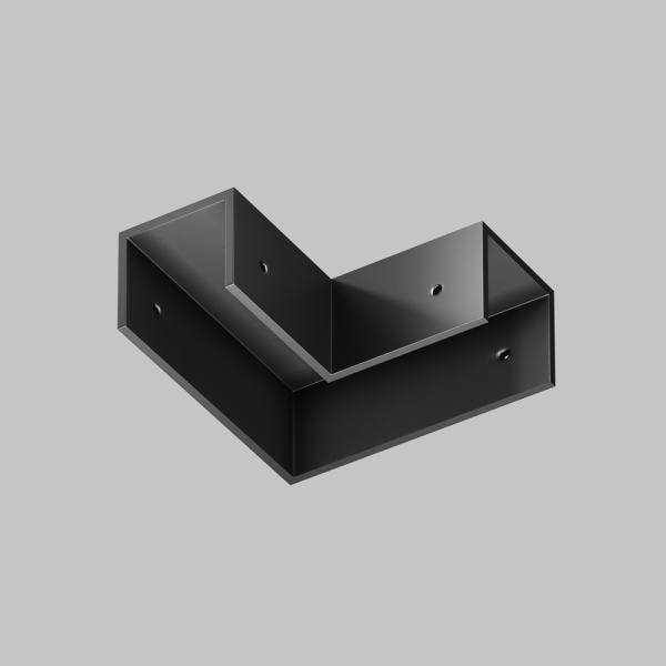 Коннектор угловой для профиля Elasity IP черный Maytoni Коннектор угловой для профиля Elasity IP черный Maytoni