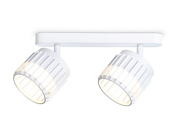 Настенно-потолочный поворотный спот со сменной лампой TN71161/2 WH белый GX53/2 260*100*125 Ambrella Light