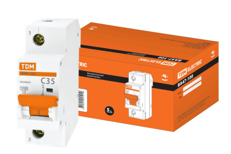 Выключатель автоматический ВА МОД ВА47-100 1П 35А 10кА С TDM