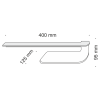 Бра 12Вт 3000K Белый IP20 Berni C178WL-L12W Technical