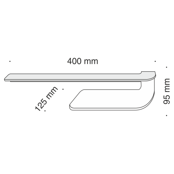 Бра 12Вт 3000K Белый IP20 Berni C178WL-L12W Technical