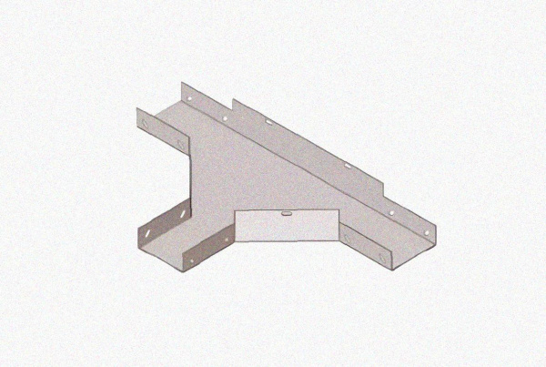 Лоток тройниковый глухой ОТГ 500х85 УХЛ1, горячее цинкование, S2,0