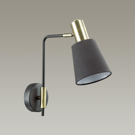 Бра E14 60W 220V MARCUS черный LUMION