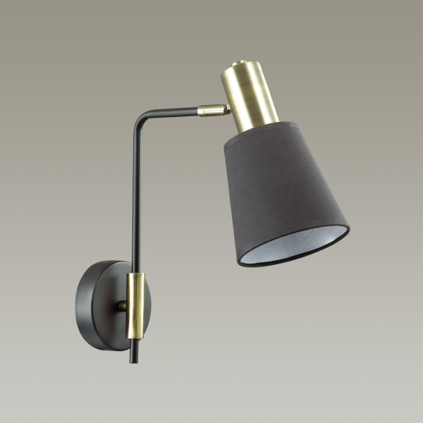 Бра E14 60W 220V MARCUS черный LUMION