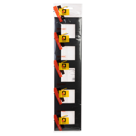 Рамка "Avanti", "Черный матовый", 5 постов (10 мод.) DKC