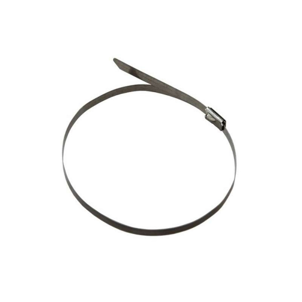 Хомут стальной GNC-79-150-S, 7,9х150мм, 50 шт, сталь 304, 1/100 General