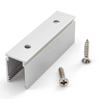 09-46 Алюминиевый держатель для светодиодного неона (10*18мм), арт. 17-49 Apeyron