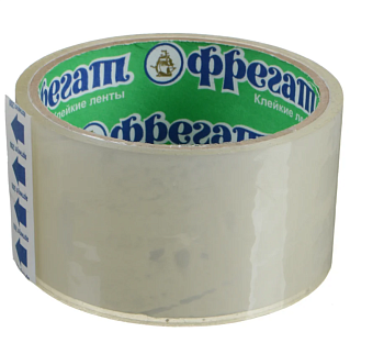 Клейкая лента прозрачная, 48 ммх24 м Фрегат