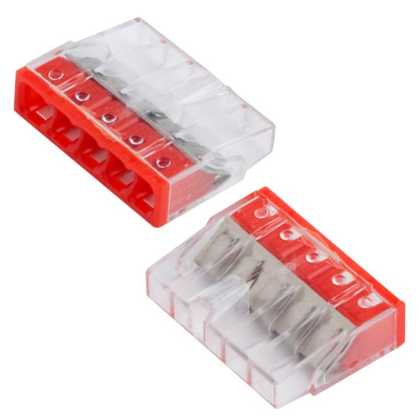 GTER6-05 клемма строительно-монтажная, СМК, 5-проводная, 0.5-2.5 мм2, 100/5000 General