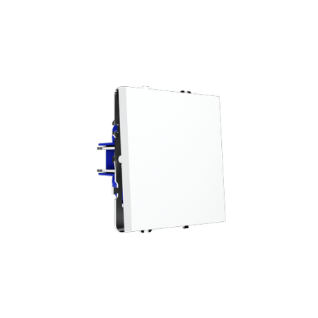 Выключатель встраиваемый Voltum S70 одноклавишный 10А, (белый матовый)