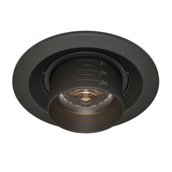 Встраиваемый светильник 7Вт 4000K Черный IP20 Elem DL052-L7B4K Technical