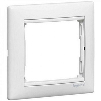 VALENA Рамка горизонт. 1 пост . белый IP20 Legrand