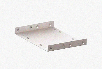 Соединитель лотковый замковый СЛЗ-400х65х1,0 УТ1,5, оцинкованный лист, S1,0