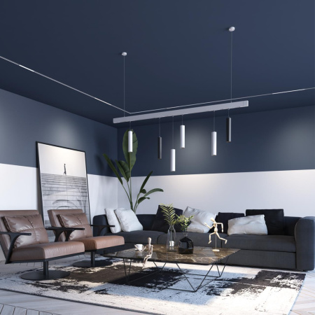 Трековый св-к димм.с ДУ,со сменой цв.темп.IP20 LED 3000~6500К 12W 48V белый FLUM NOVOTECH