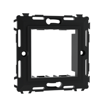 Каркас на 2 модуля (одноместный), без лапок, черный DKC