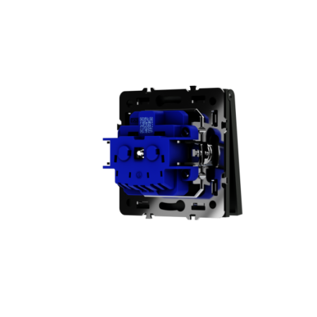Розетка встраиваемая Voltum S70 с заземлением, защитными шторками и крышкой 16А, (титан)
