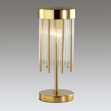 Наст.лампа E14 2*40W YORK золото/металл/стекло ODEON LIGHT
