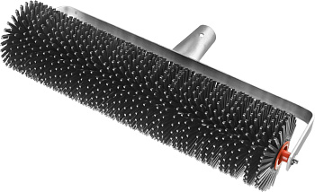 Валик игольчатый "Мастер" по бетону на металлической рамке, под удлинитель, пластмассовые иглы 28мм, 105х400мм ЗУБР