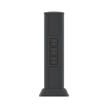 Алюминиевая колонна, 0.5м, цвет чёрный DKC