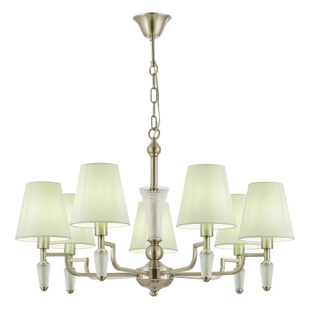 Люстра подвесная Никель/Белый E14 7*40Вт SLE105503-07 EVOLUCE