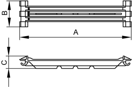TR-ER 60 Фиксатор кабеля DKC