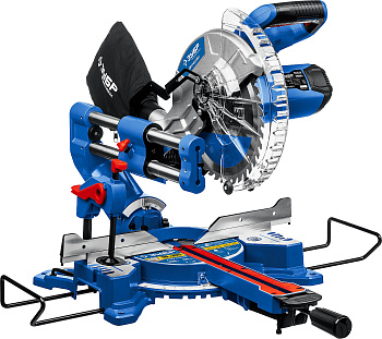 Профессионал ППТ-255-П пила торцовочная с протяжкой, d 255 х 30 мм, 2000 Вт ЗУБР