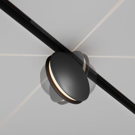 Трековый светильник LED 6Вт Черный IP20 Magnetic track system Exility TR090-2-6W3K-B Technical Maytoni