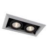 Встраиваемый светильник 2*GU10 50Вт Белый IP20 Metal Modern DL008-2-02-W Technical