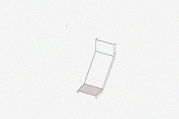 Крышка лотка КЛП 600х150-90 У3 для поворота трассы вверх на 90, окрашенная, S1,5