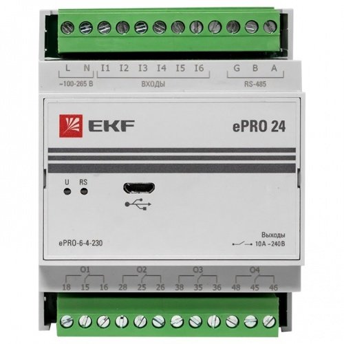 Модуль расширения ePRO удаленного управления 6вх\4вых 230В PROxima EKF фото 3