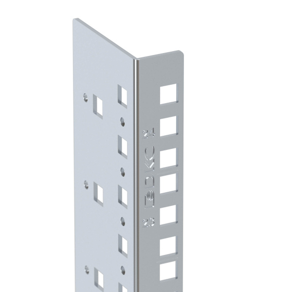 Вертикальные монтажные профили 24U, "L" для напольных 19" IT-корпусов ДКС серии CQE, 2шт DKC