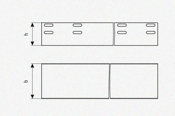 Лоток глухой ЛМГ 400х50х2000 УХЛ1, горячее цинкование, S1,5
