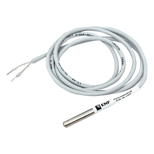 Накладной датчик температуры в гильзе 50 мм RTD10-OVH50-NTC10K EKF