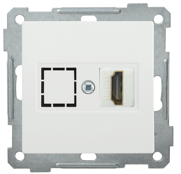 Розетка HDMI РHDMI-0-Б BOLERO белый IEK