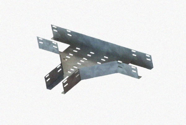 Лоток тройниковый перфорированный ОТ 300х50 УТ1,5, оцинкованный лист S1,5