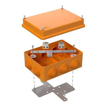 Коробка огнестойкая для о/п 40-0310-FR1.5-4 Е15-Е120 150х110х70 RAL2004 Промрукав (6 шт/уп)