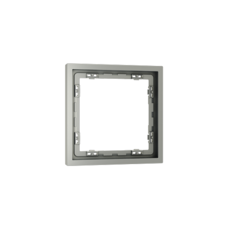 Рамка пластиковая Voltum S70 на 1 пост, (сталь)