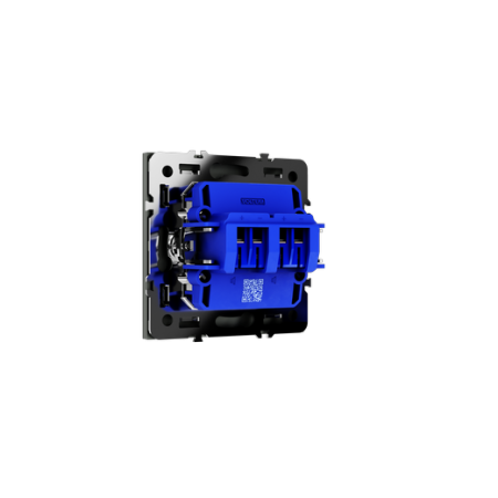 Розетка акустическая встраиваемая Voltum S70 4-местная, (титан)