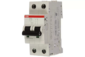 Дифференциальный автоматический выключатель 2П 32А С 7.5кА S202 32А С ABB
