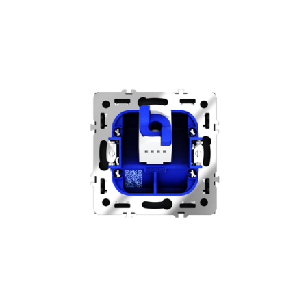 Розетка компьютерная встраиваемая Voltum S70 RJ45 КАТ.6, (графит)